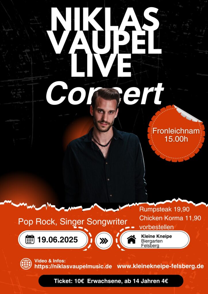 Niklas Vaupel live Kleine Kneipe