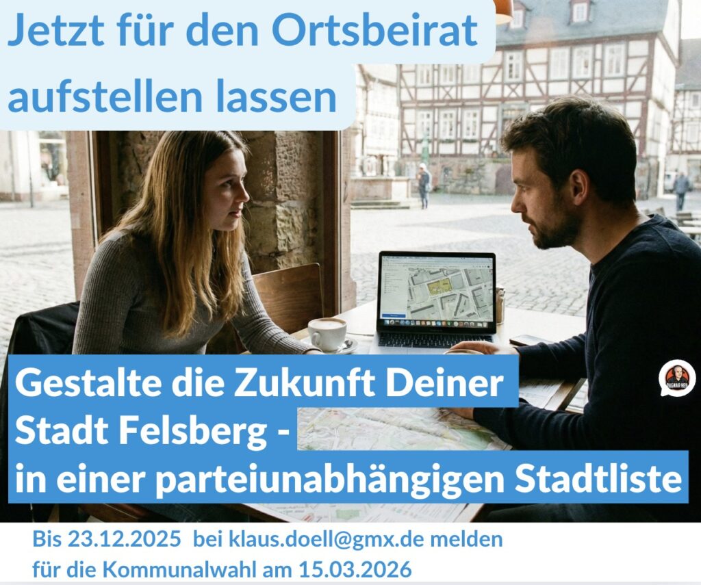 Ortsbeirat Felsberg Kommunalwahl 2026