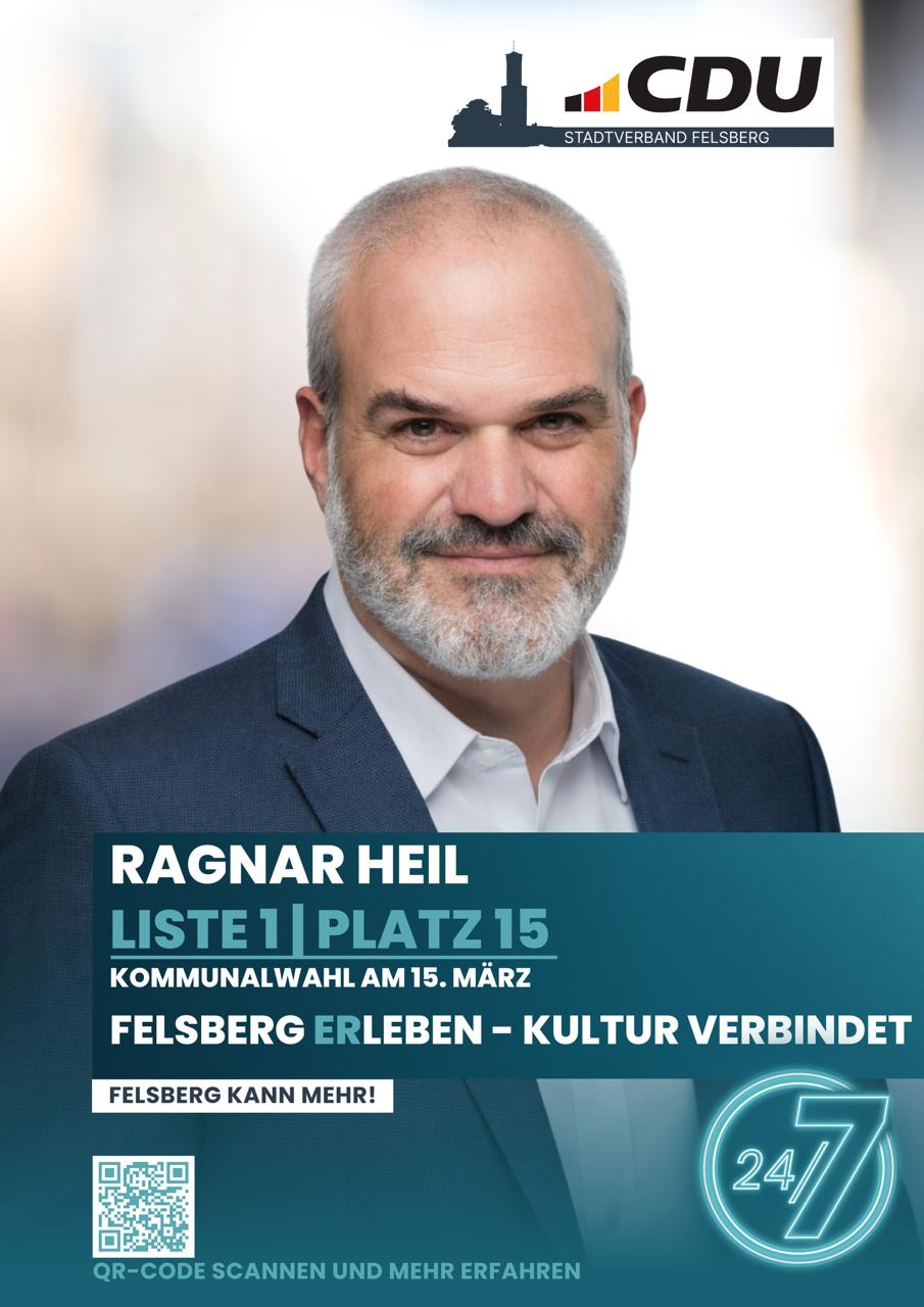 Ortsbeiratswahl Felsberg am 15.03.2026: Ragnar Heil